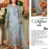Maria B D6 Embroidery Chiffon Dress in the USA 