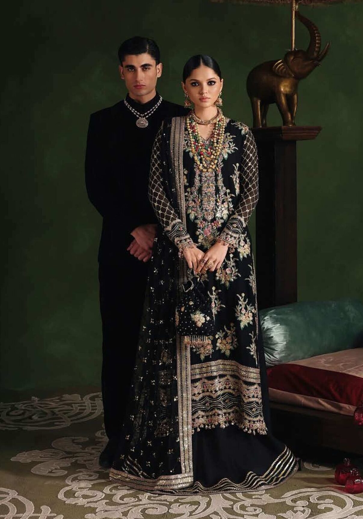 Roheenaz Radiant Muse Luxury Chiffon Dress in the USA