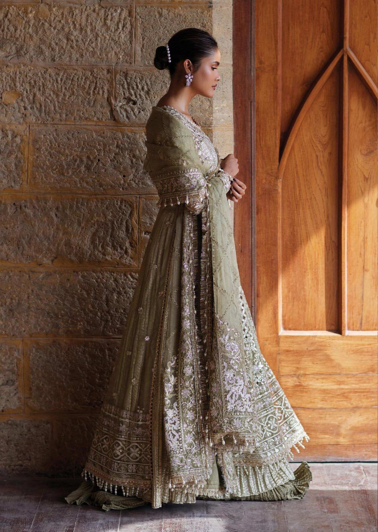 Afrozeh Sukhan Dastangoi Wedding Formal Dress in the USA