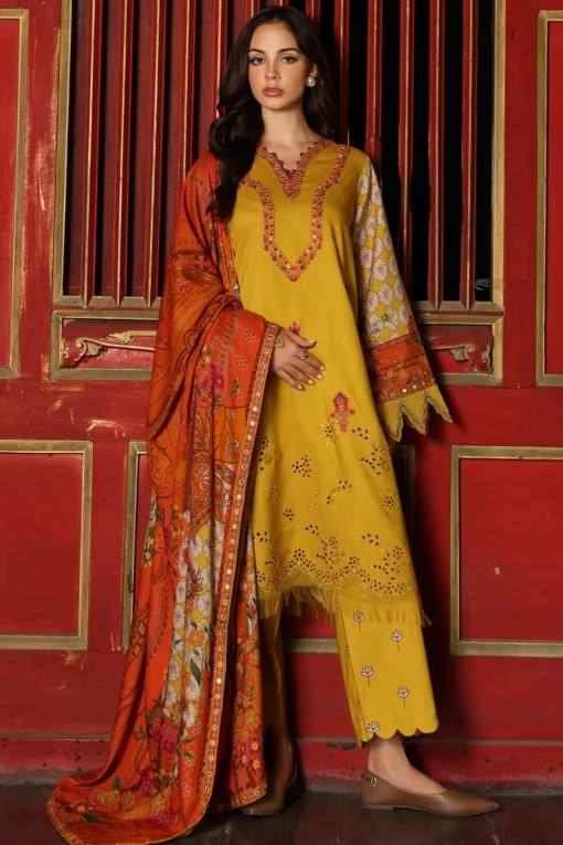 Charizma CCW7-03 Inlays Combination Emb Lilen Dress in the USA