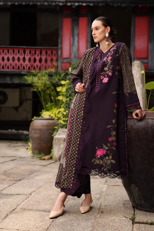 Charizma CCW7-05 Inlays Combination Emb Lilen Dress