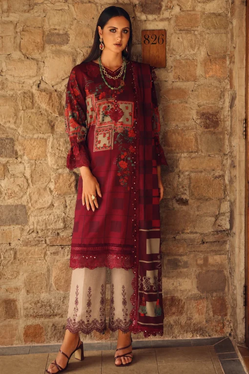 Charizma CCW7-06 Inlays Combination Emb Lilen Dress in the USA