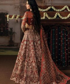 Afrozeh Rukhsan Shehnai Organza Wedding Formal Dress in the USA 