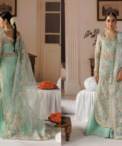 Alternative view of Afrozeh Dastoor Shehnai Organza Wedding Dress In the USA