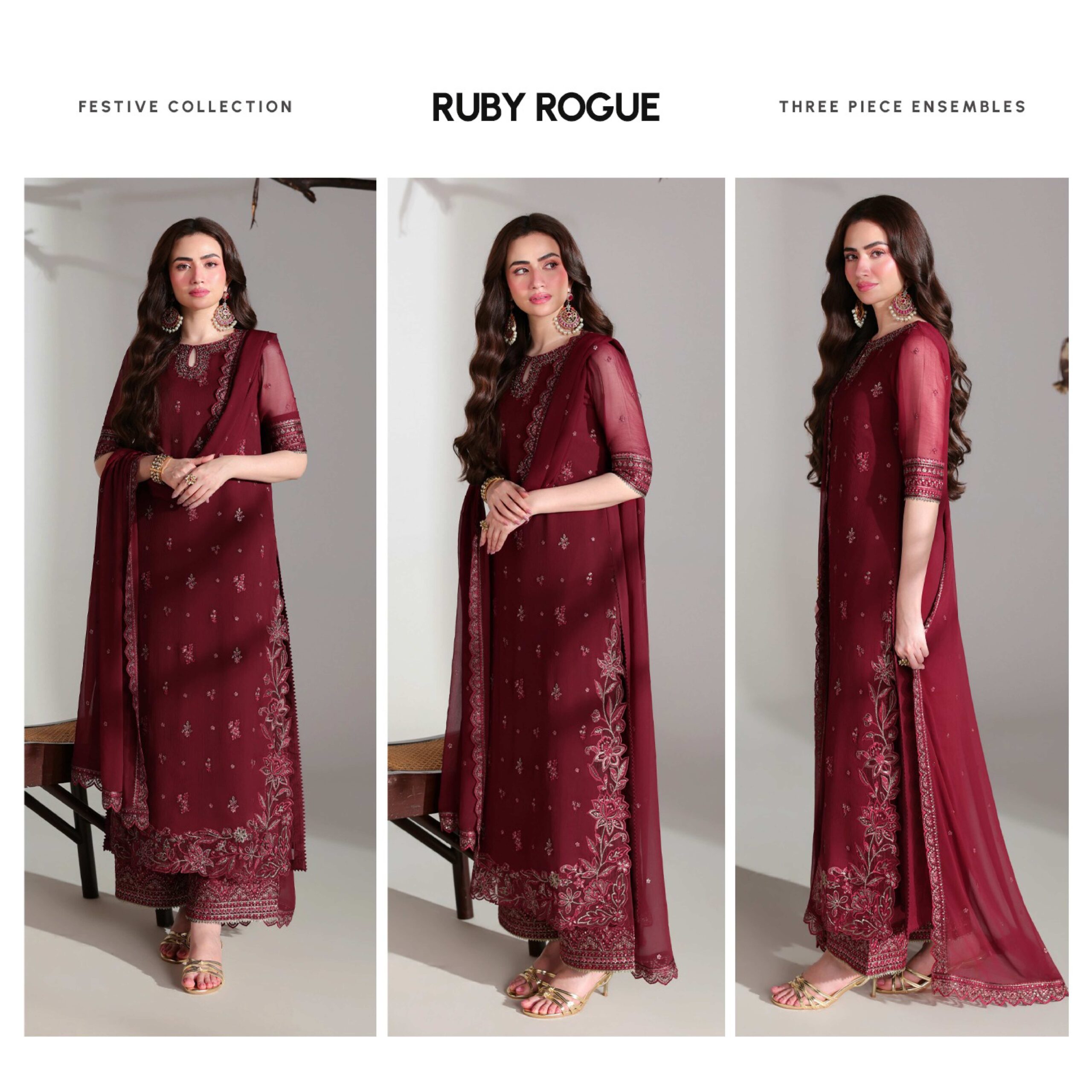 Azure Ruby Rogue Ensemble Festive Dress in the USA