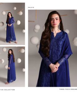 Azure Salvia Ensemble Festive Dress in the USA 