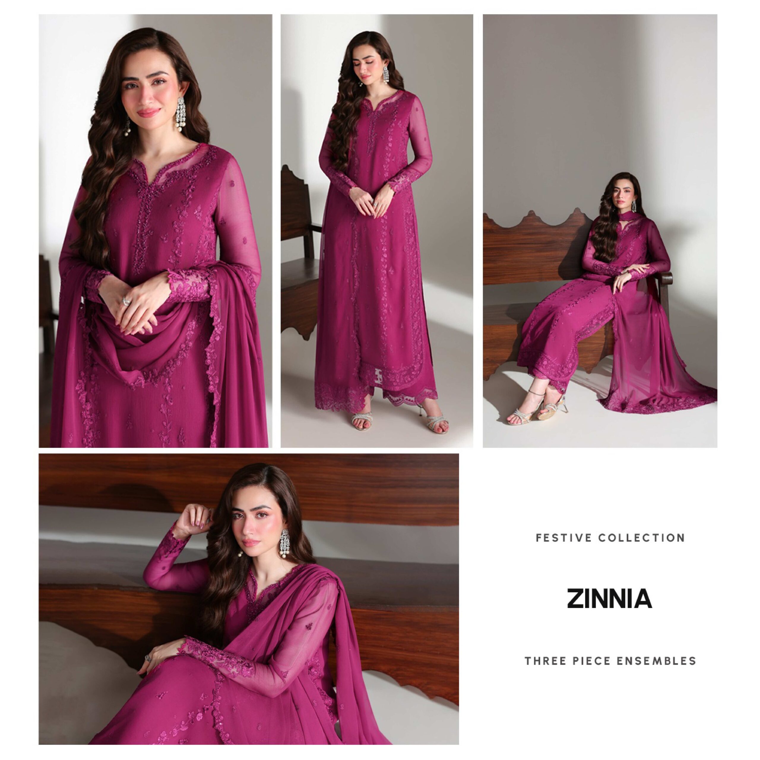 Azure Zinnia Ensembles Festive Dress in the USA