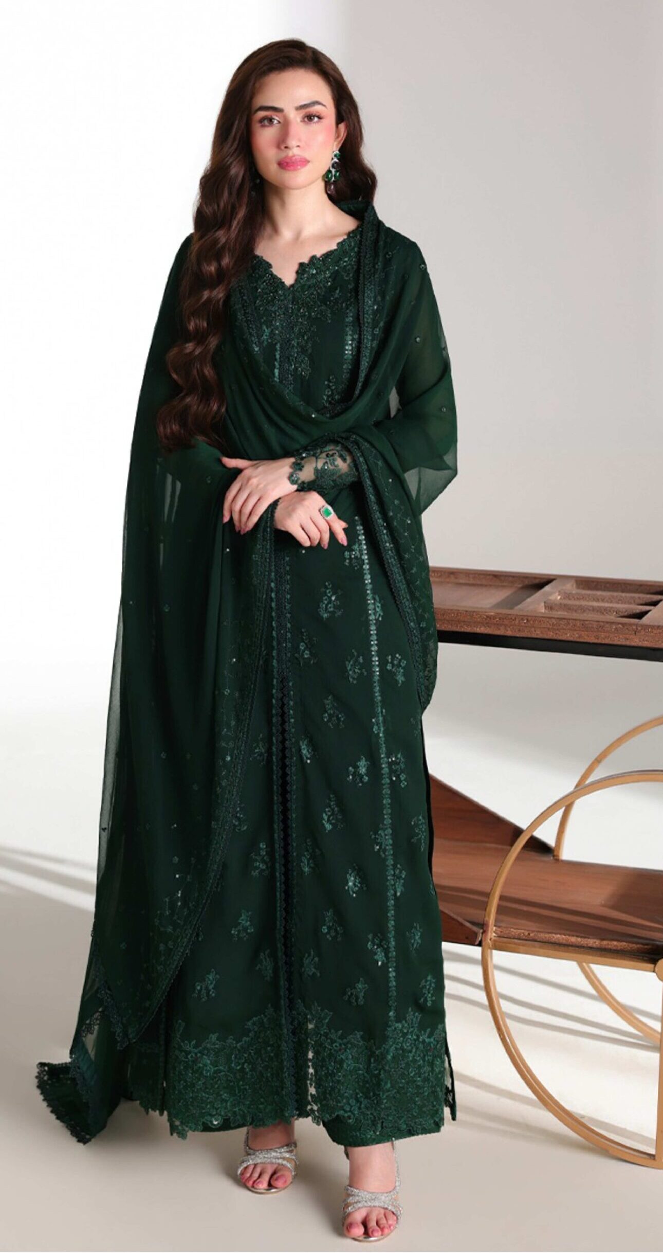 Azure Leena Ensemble Festive Dress in the USA