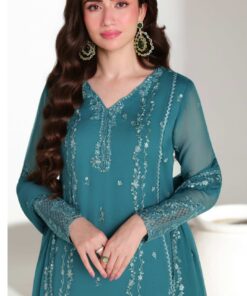 Azure Teal Affair Ensemble Festive Dress in the USA 