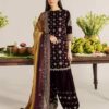 Nureh NW-134 Embroidery Velvet Dress in the USA 