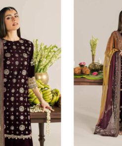 Nureh NW-134 Embroidery Velvet Dress in the USA 