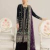 Nureh NW-136 Embroidery Velvet Dress in the USA 