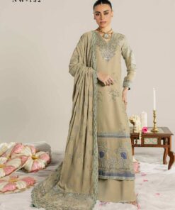 Nureh NW-132 Embroidery Velvet Dress in the USA