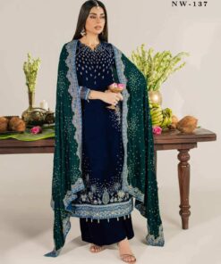 Nureh NW-137 Embroidery Velvet Dress in the USAÂ